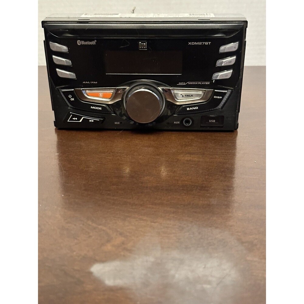 DUAL XDM27BT Car Stereo Radio BLUETOOTH Mp3 AUX input w/ USB Untested